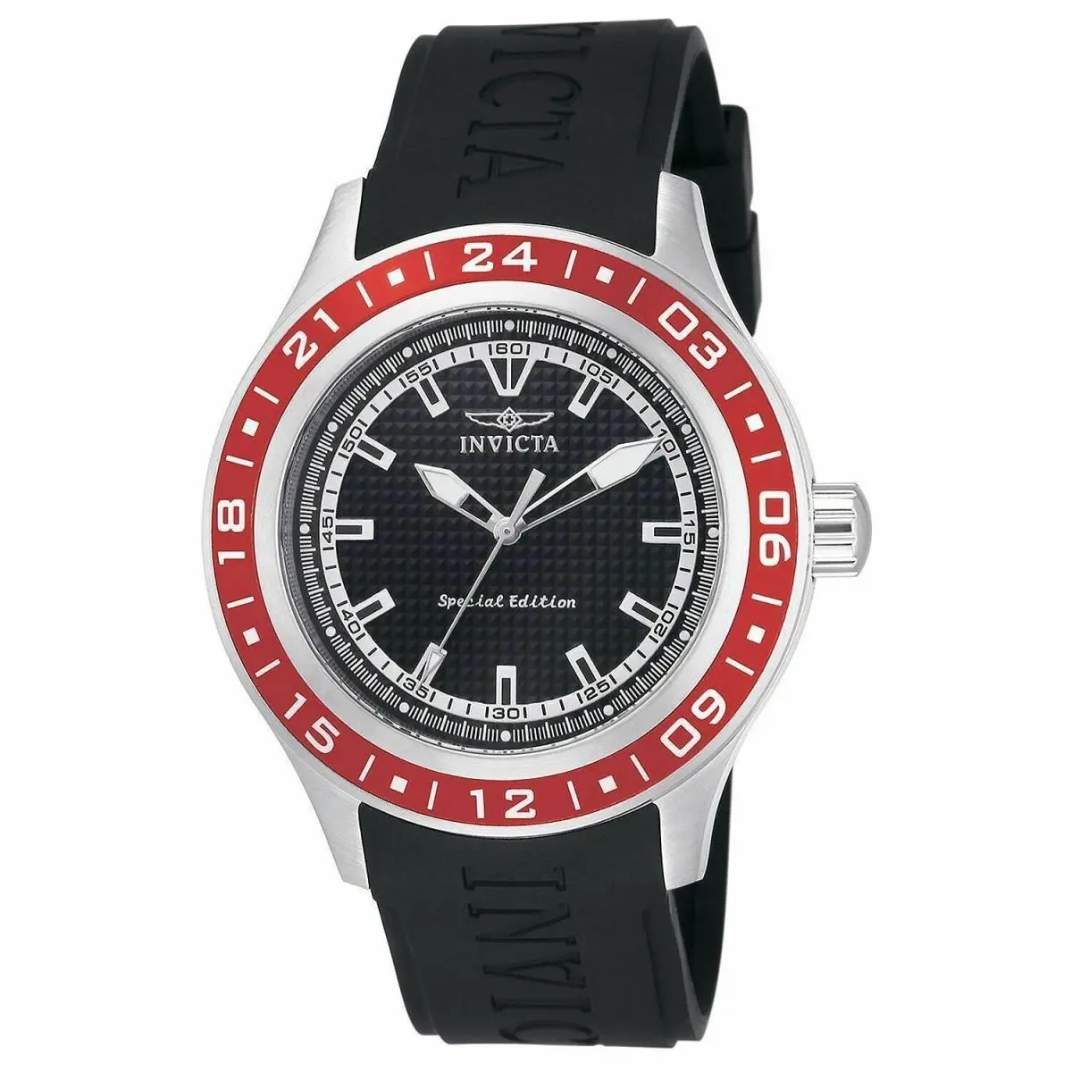 Invicta Men`s Specialty 45mm Silicone Band Watch 15225