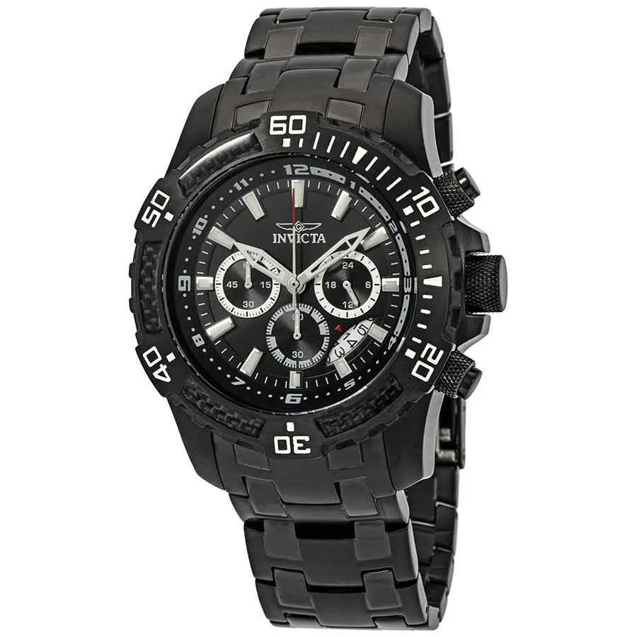 Invicta Pro Diver Chronograph Black Dial Men`s Watch 24858