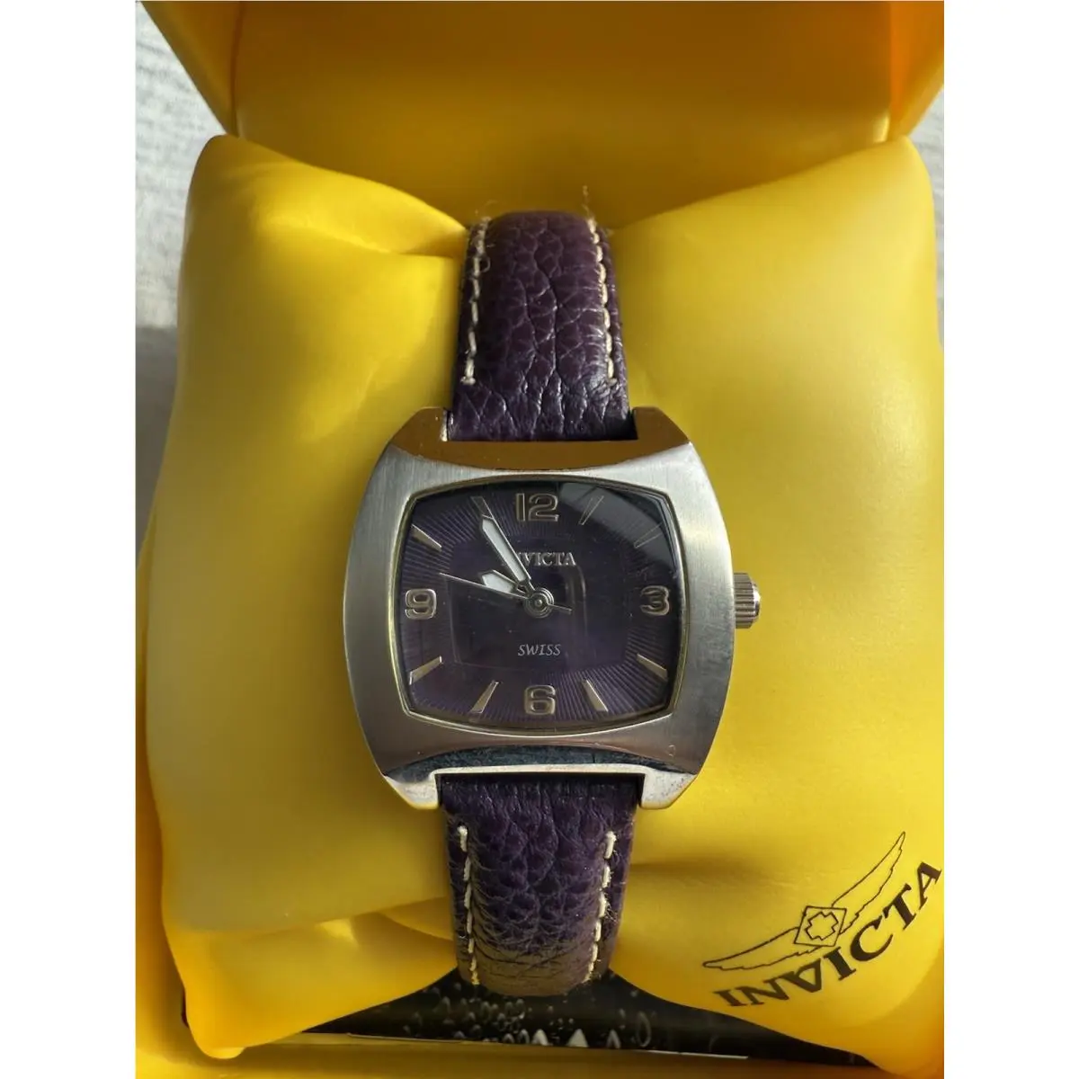 2005 Invicta Lupah Purple Dial Purple Band Box and Papers Included