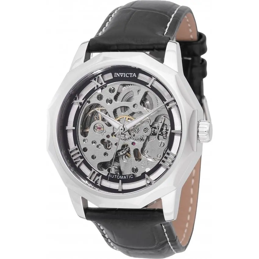 Invicta Objet D`art 69128 Men`s 42mm Automatic Skeleton Dial Watch