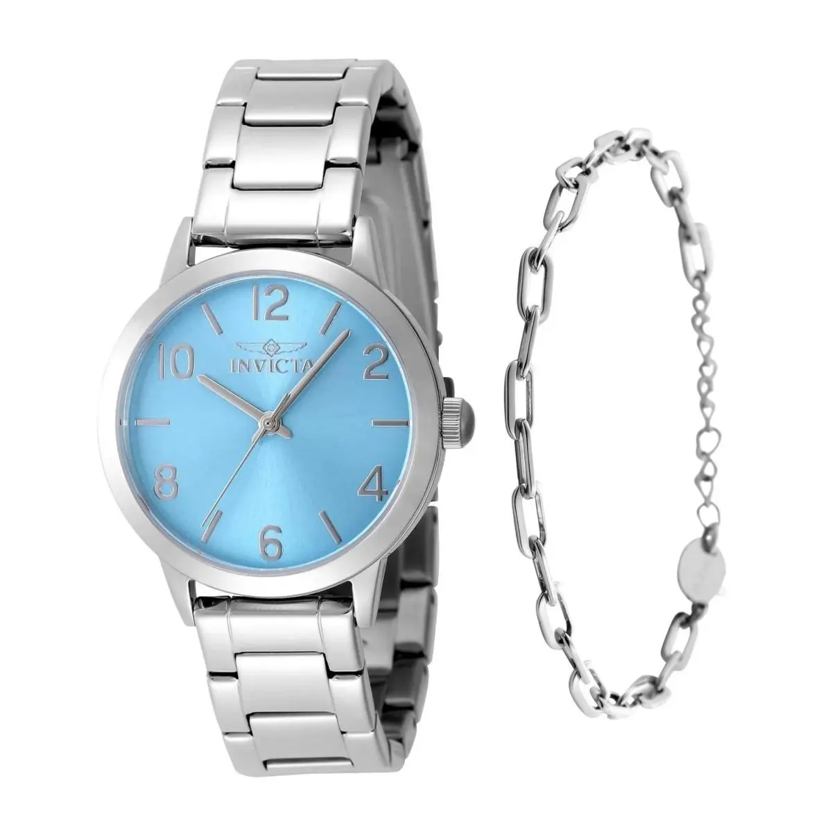 Women`s 49086 Wildflower Quartz PC21J Tiffany Blue Dial Watch by Invicta