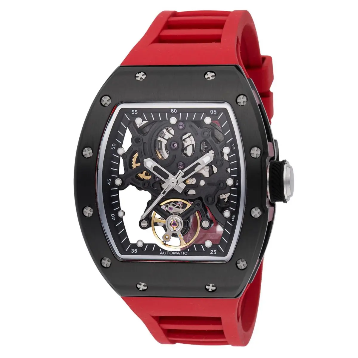Invicta S1 Rally Vortex Automatic Watch w/ Skeleton Dial - 41mm Red 49027