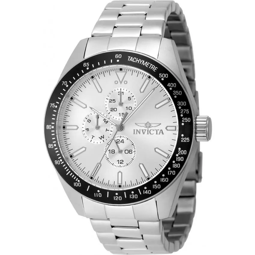 Invicta Aviator Metal Dial Quartz Stainless Steel Watch