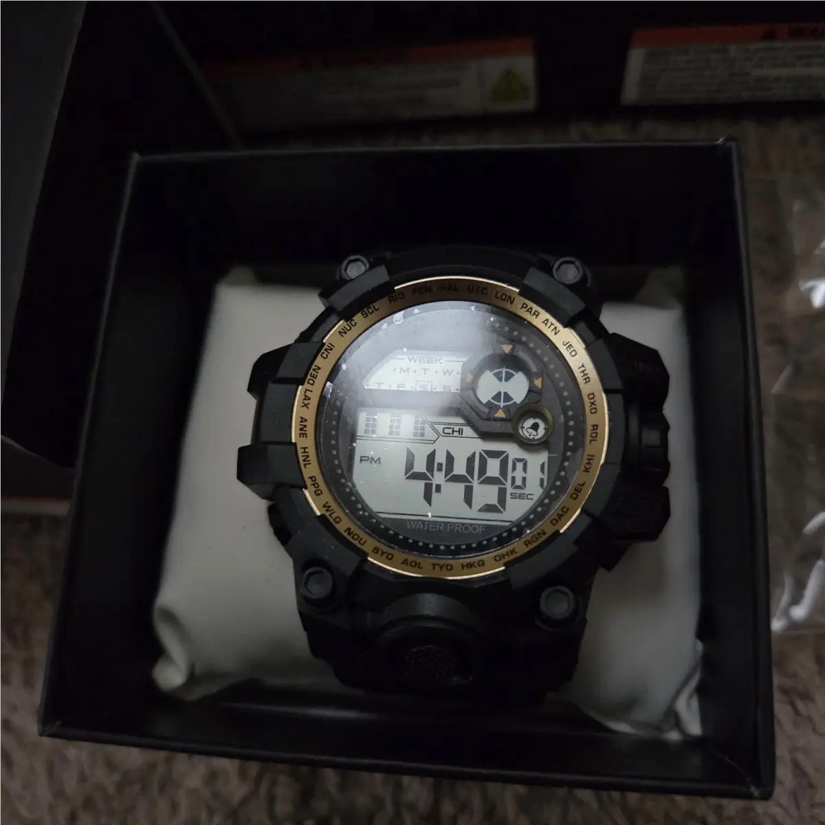 Lot OF 8 Activa X Invicta Men`s Digitalwatch - 52mm Black ACW430-006