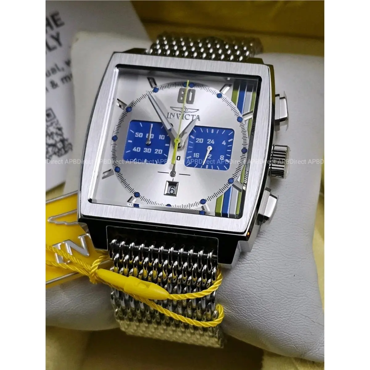 Invicta – S1 Rally - Silver Stainless Steel Milanese - Chronograph Mens Watch