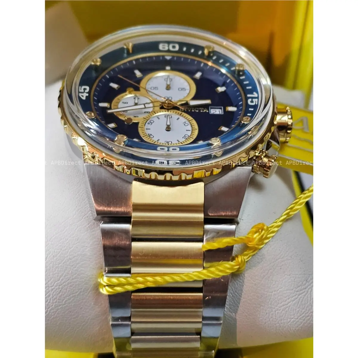 Invicta - Pro Diver - Very Thick Flame-fusion Crystal Chronograph - Mens Watch