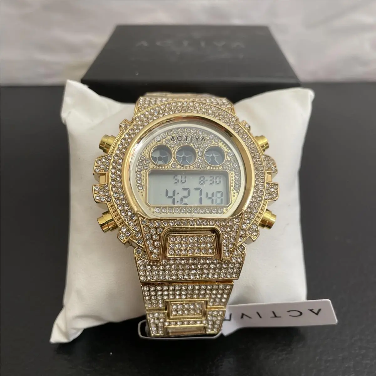 Activa Soluna X Invicta Digital Men`s Watch - 51mm Gold ACW4019-001