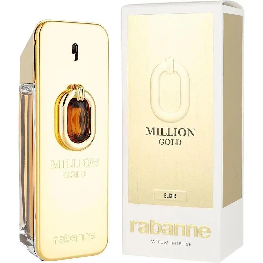 Paco Rabanne Men`s Million Gold Elixir Edp Spray 3.4 oz Fragrances 3349668644933