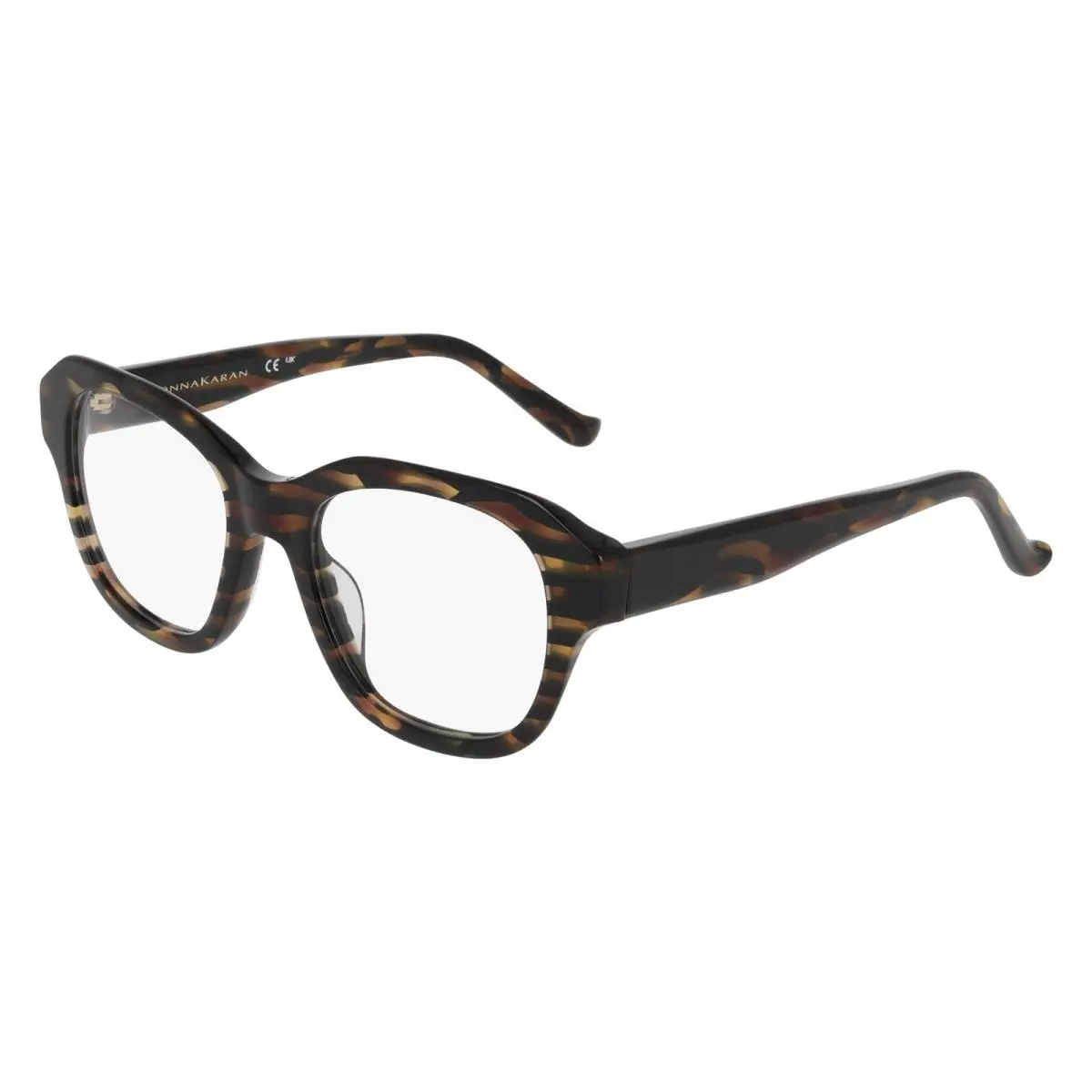 Donna Karan DO 5019 Crystal Brown Horn 233 Size 51 Eyeglasses