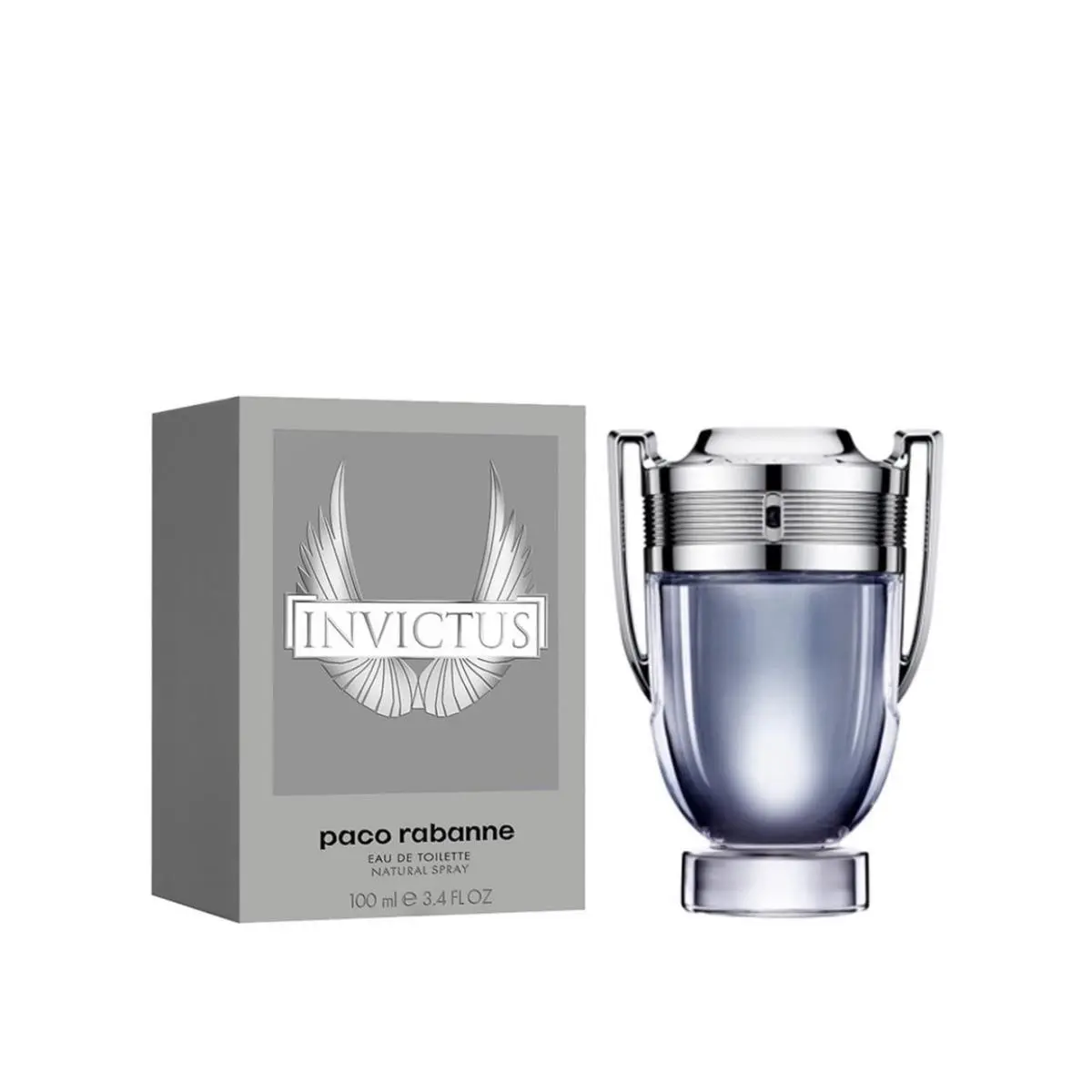 Paco Rabanne Invictus 3.4 oz /100 ml Formen`s Eau de Toilette