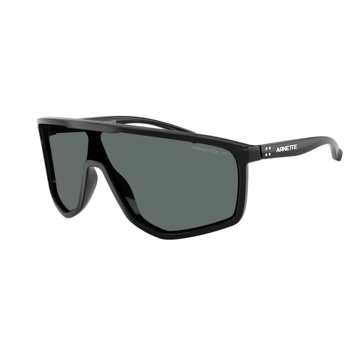 AN4360 290081 Stripe m Black Dark Grey Polarized 36 mm Men`s Sunglasses by Arnette