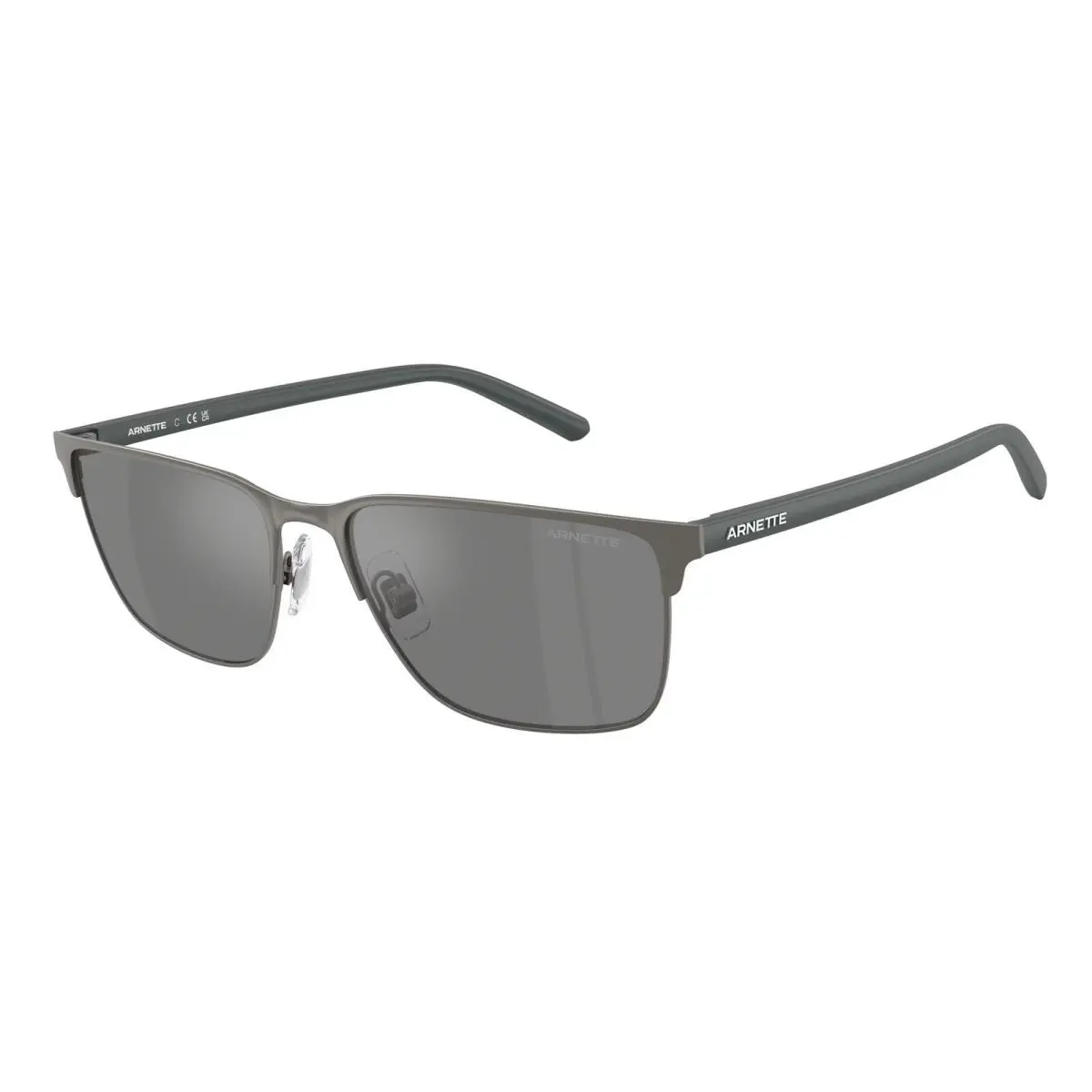 AN3094 745 6G Hampere Gunmetal Grey Mirror Silver 58 mm Men`s Sunglasses by Arnette