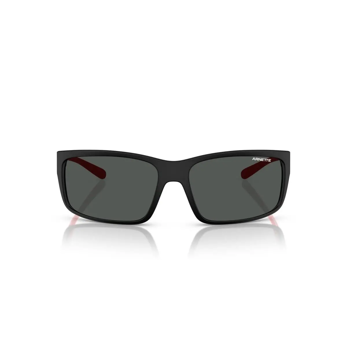 AN 4242 275887 Matte Black Dark Grey Polarized Sunglasses by Arnette