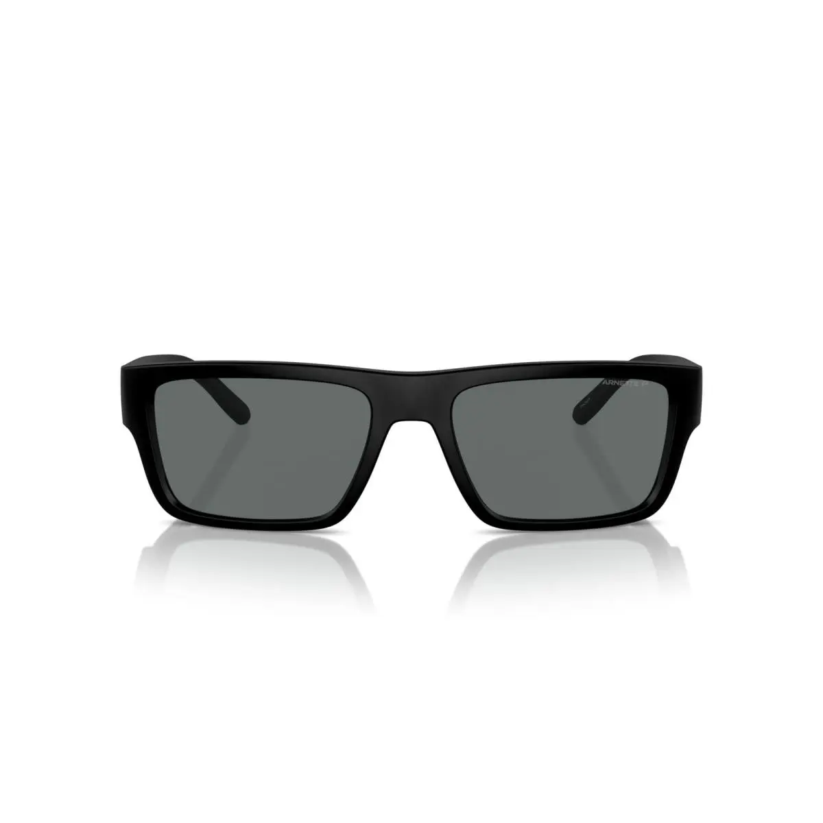 AN 4338 290081 Phoxer Matte Recycled Black Polarized Sunglasses by Arnette