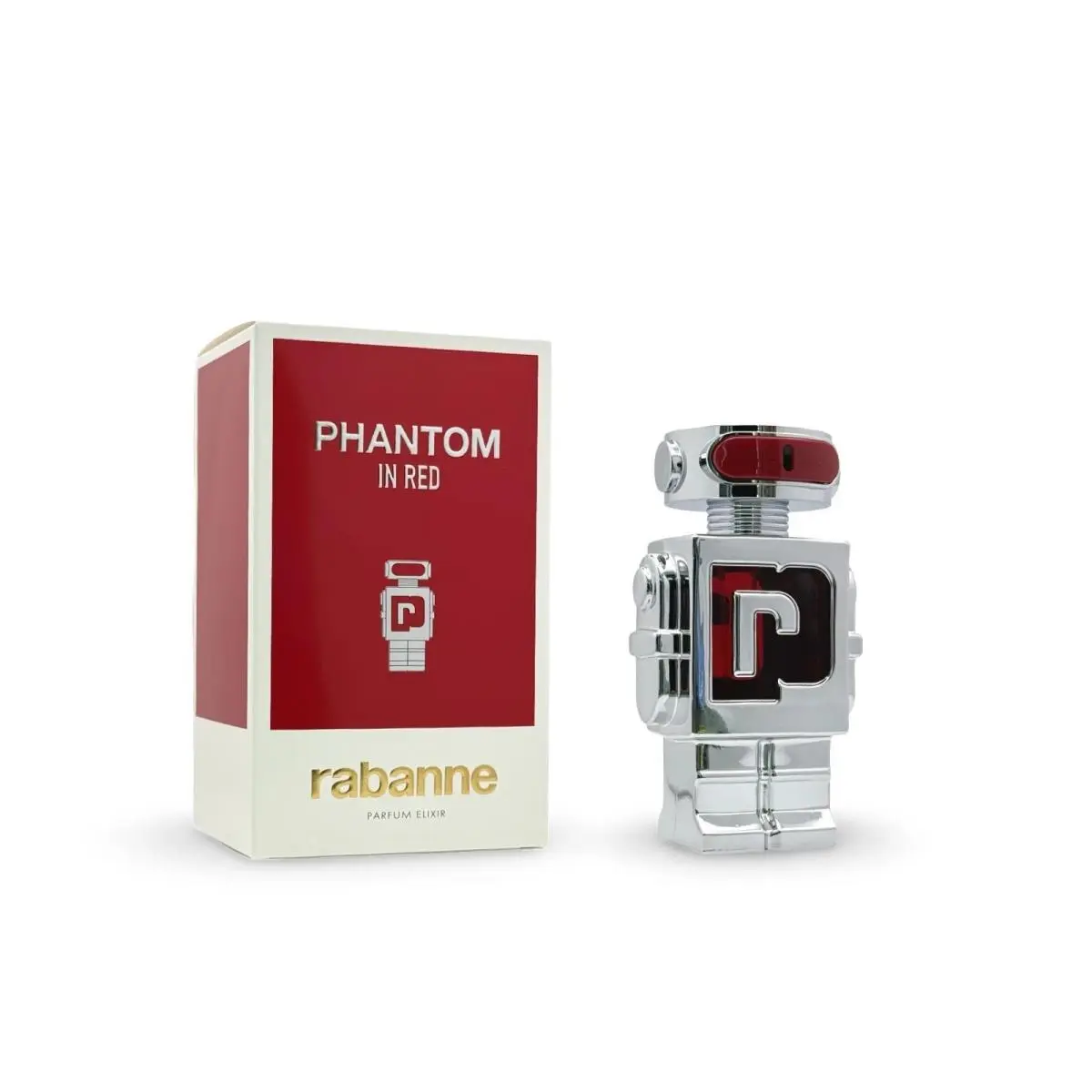 Paco Rabanne Men`s Phantom In Red Elixir Parfum 3.4 oz Fragrances 3349668661640