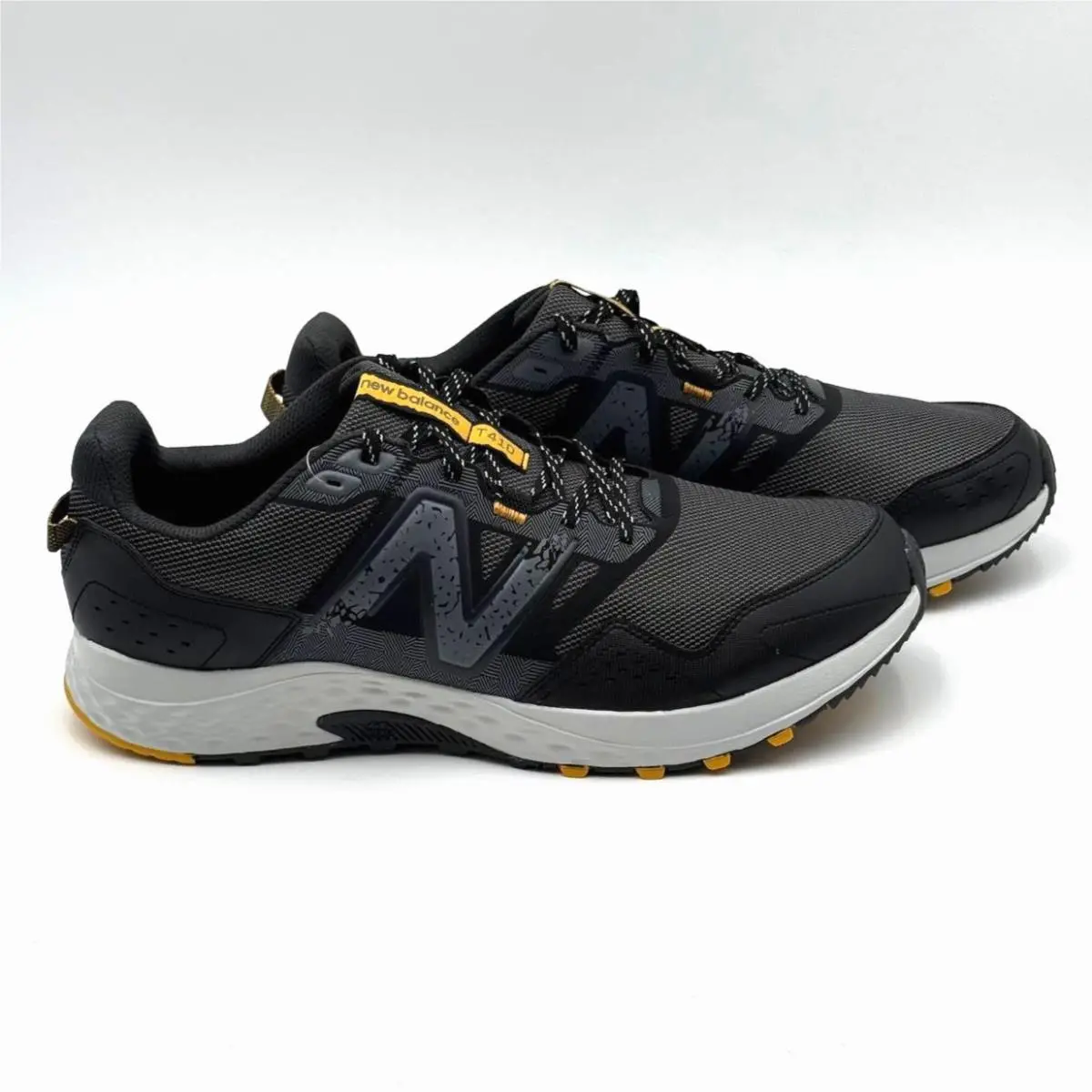 New Balance shoes - New Balance 410 - MT410LG8 - Gray, Manufacturer: Castlerock / Black / Varsity Gold (UPC: 196941165660) 0