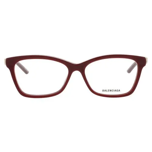 Balenciaga BB0186O-003-55 Eyeglasses Eye Glasses 003 Burgundy 55mm