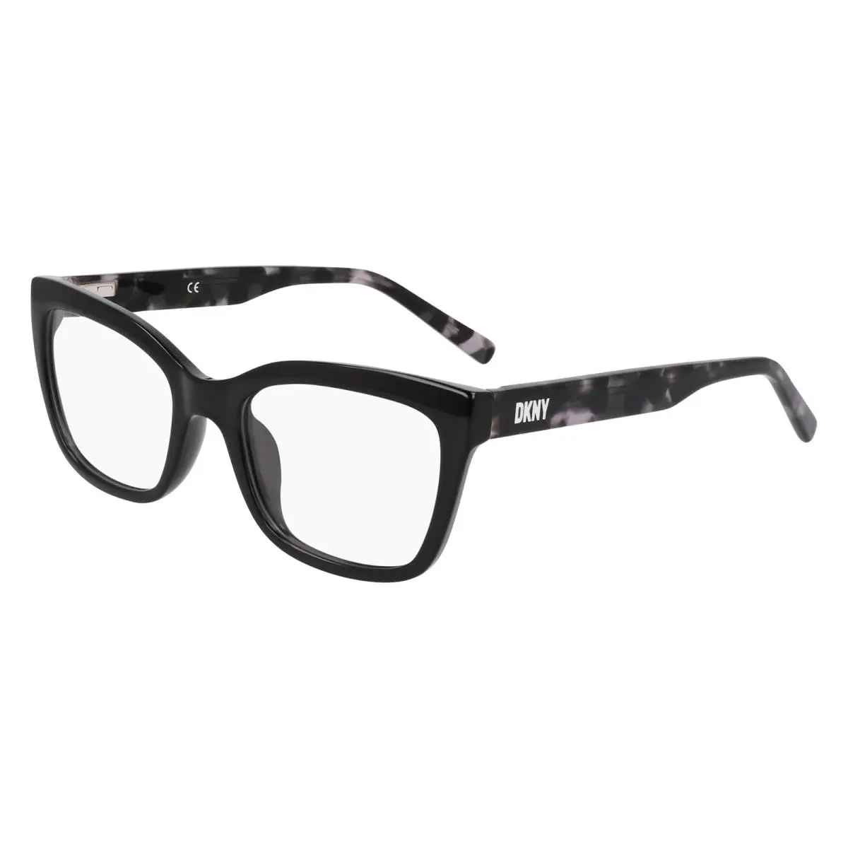 Dkny DK-5068N 001 Black Eyeglasses with Black Tortoise Temples 52/19/140 by DKNY