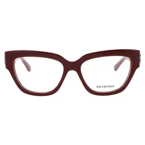 BB0326O-004-53 Eyeglasses Eye Glasses 004 Burgundy 53mm by Balenciaga