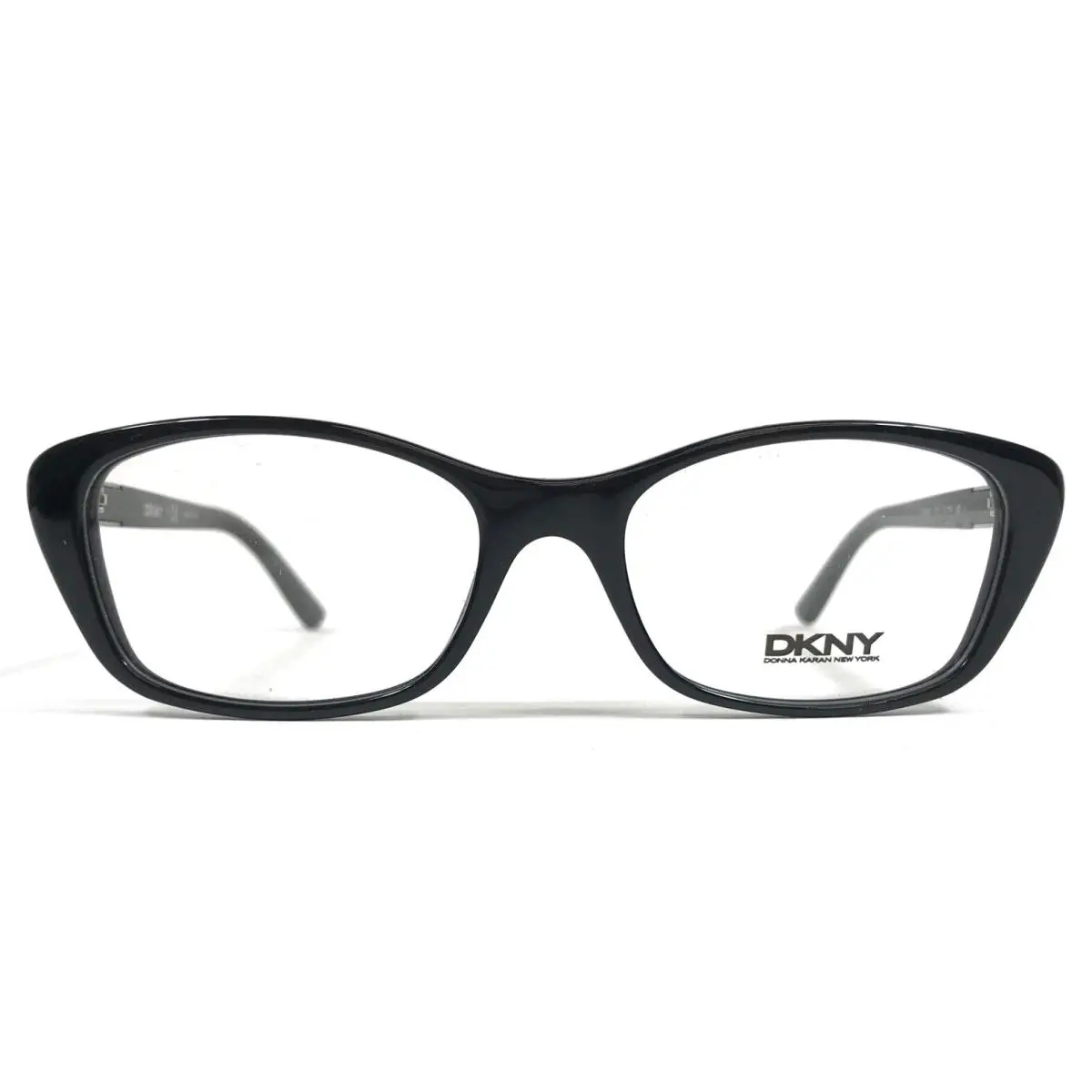 Dkny Eyeglasses Frames DY4661 3001 Polished Black Cat Eye Full Rim 52-17-140