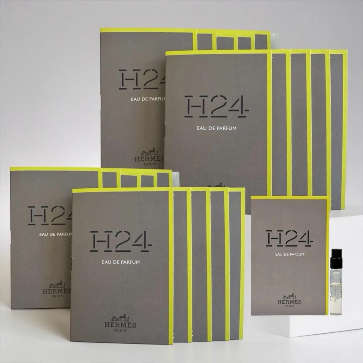 H24 by Hermes Lot x20 Pack Men Eau de Parfum Spray Vial .06 oz 2 mL Each