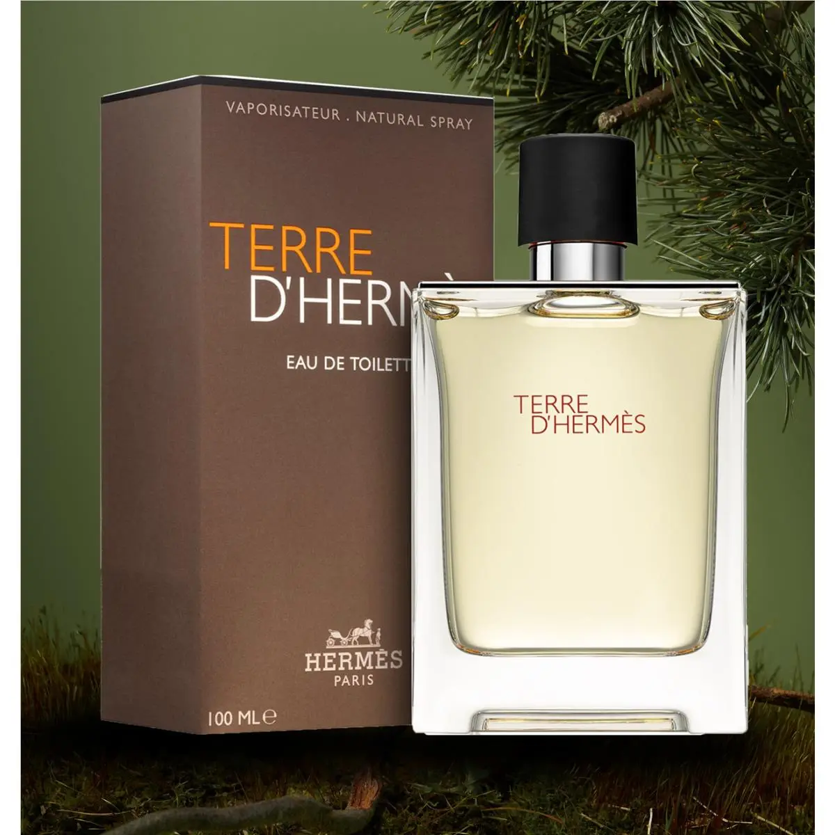 Terre D`hermes Hermes Edt 3.3oz Cologn For Men Eau De Toilette Spray 100ml