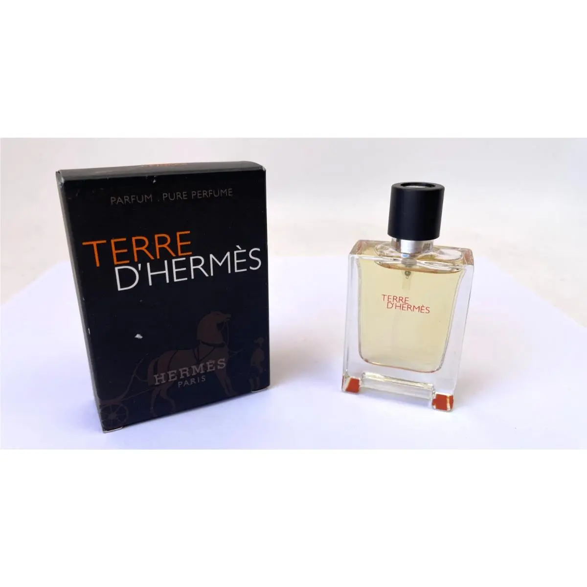 Vintage 2015 Hermes Terre D`hermes Pure Parfum Mini 12.5ml - Rare Batch 1HA2Z