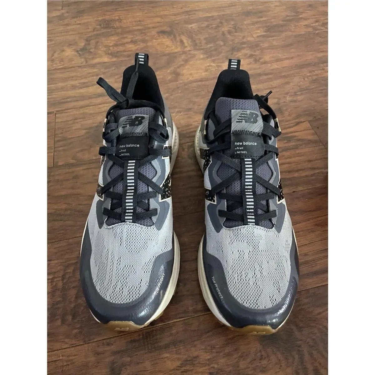 New Balance Dynasoft Nitrel v6 Shoes Men 12 Grey/yellow Trail Running Shoes