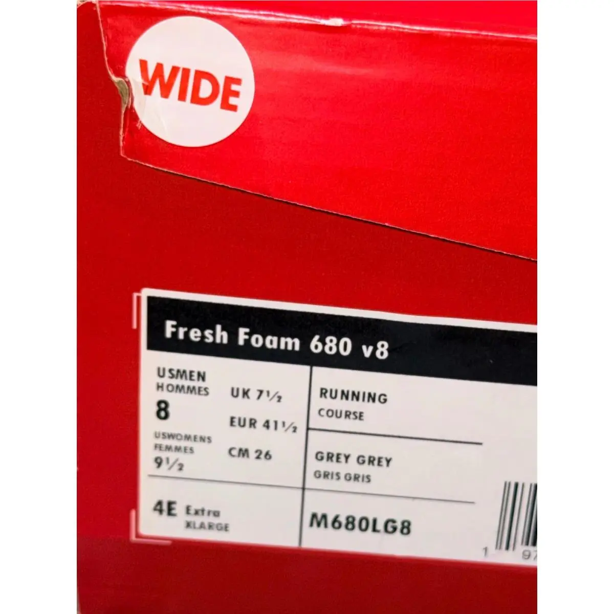 New Balance shoes - Fresh Foam 680 v8 - Fresh Foam - Gray 5