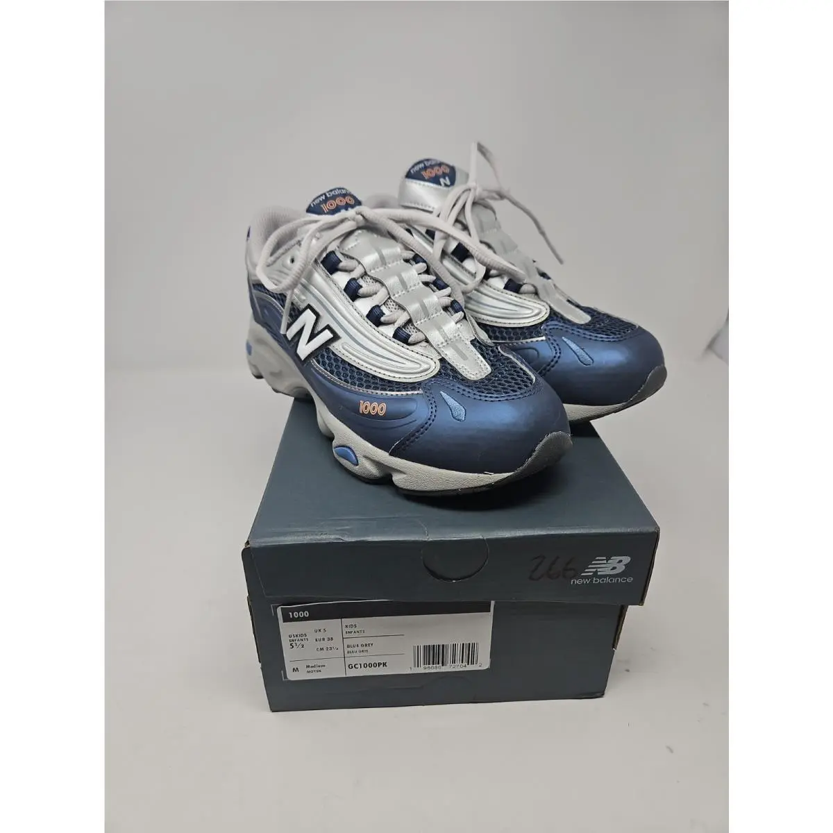 New Balance 1000 Blue Grey Kids Size 5.5