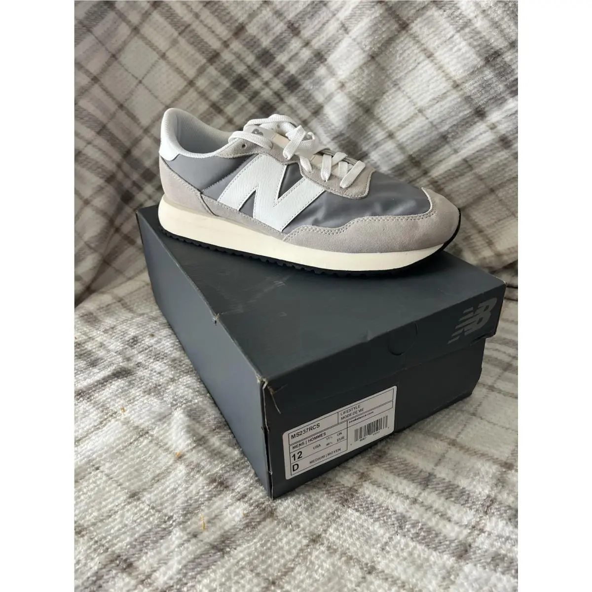 New Balance 237 Rain Cloud Steel MS237RCS Men’s 12