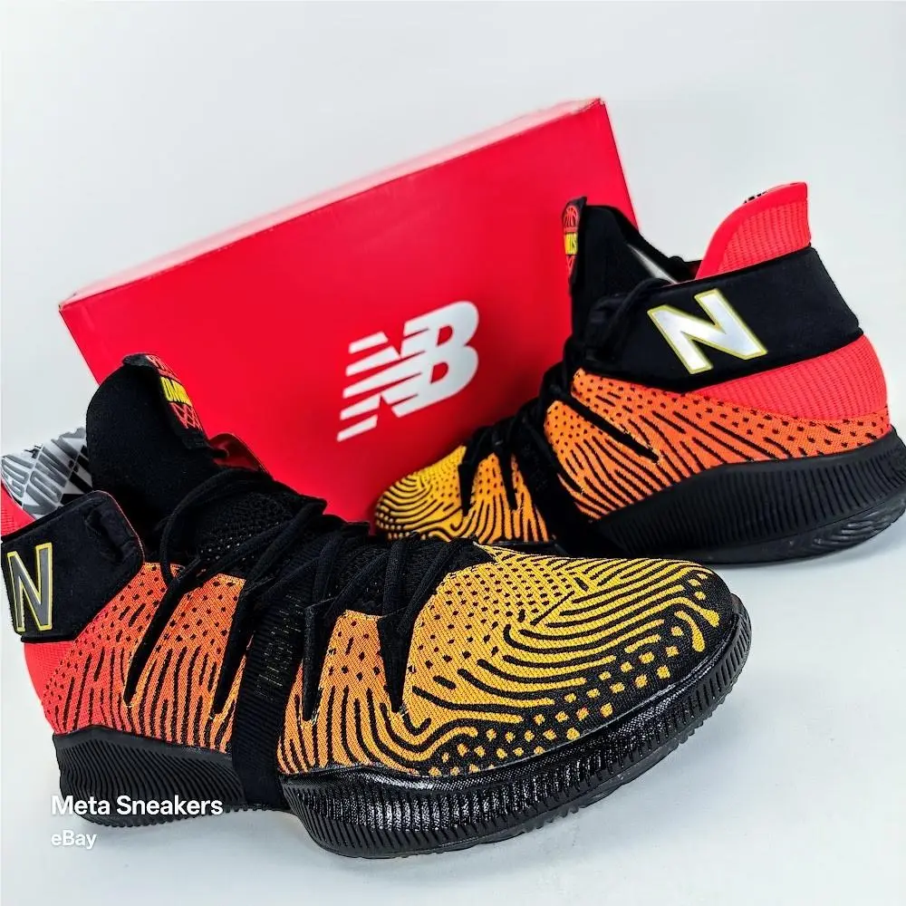 New Balance OMN1S US 13.5 Mens Black Orange Yellow Kawhi Basketball BB0MNXA1