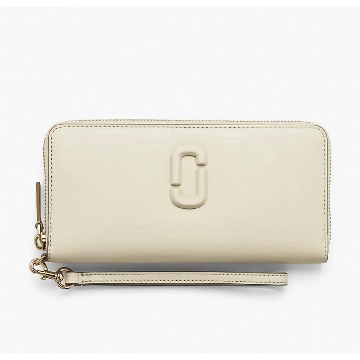 Marc Jacobs The Coveredj Marc Continental Wallet IN Cloud White