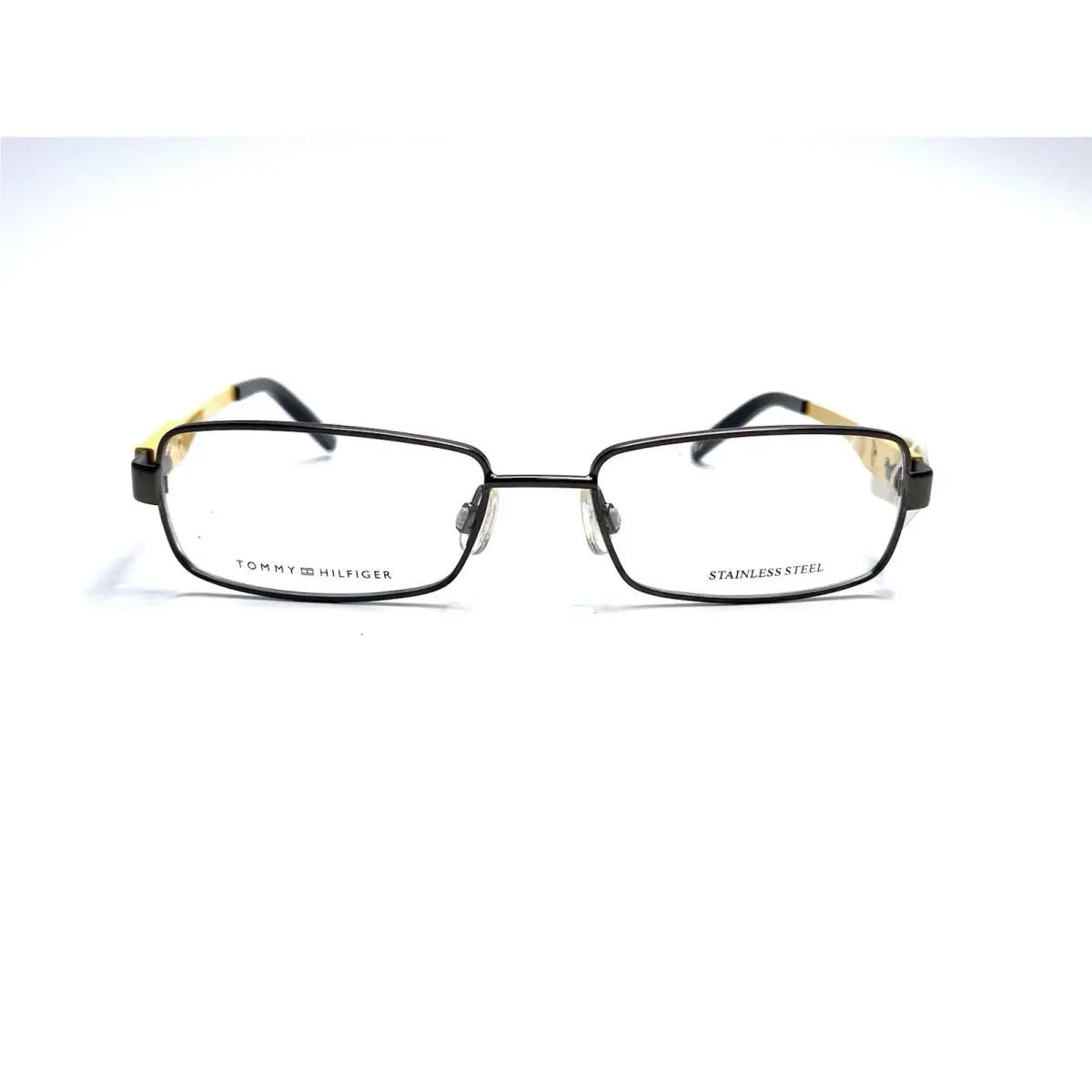Tommy Hilfiger Rectangular Black Yellow Glasses TH1097 Wih 52 16 140