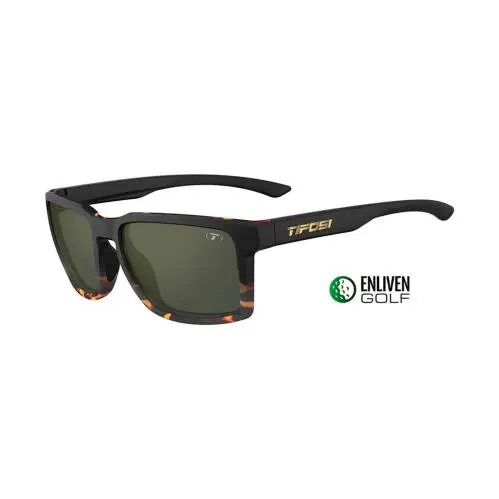 Optics Sylo Sunglasses Java Fade Enliven Golf Lens Cycling Brown Green by Tifosi