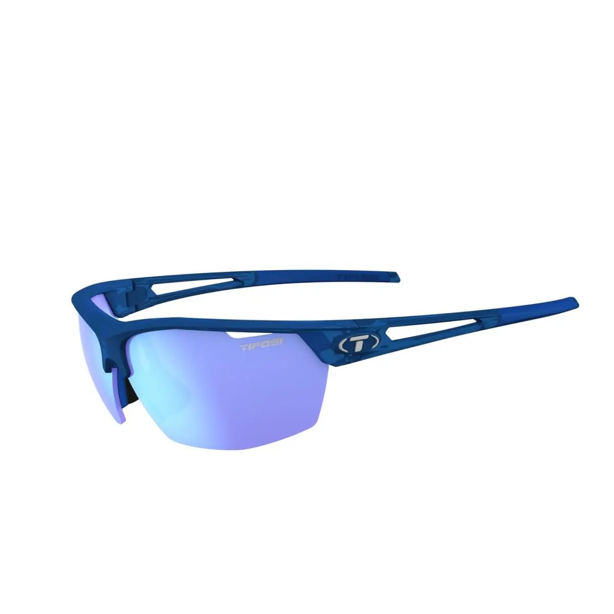 Tifosi Optics Navar Sunglasses Midnight Vapor Sky Blue Mirror