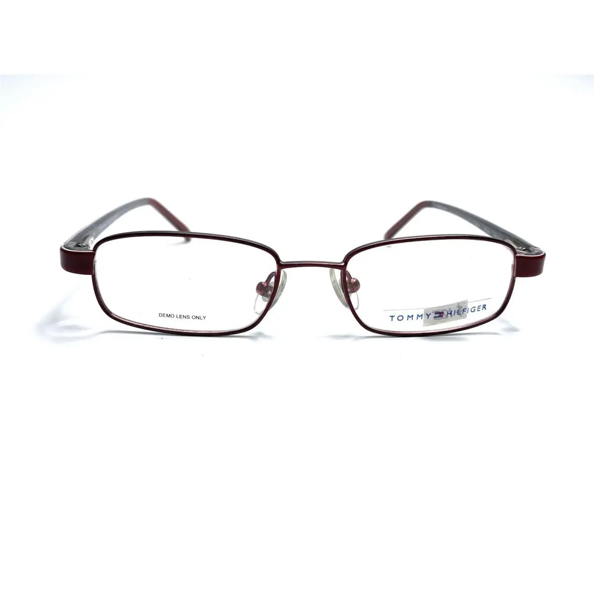 Tommy Hilfiger Rectangular Oval Red Youth Glasses TH2142 Rdgun 46 16 130