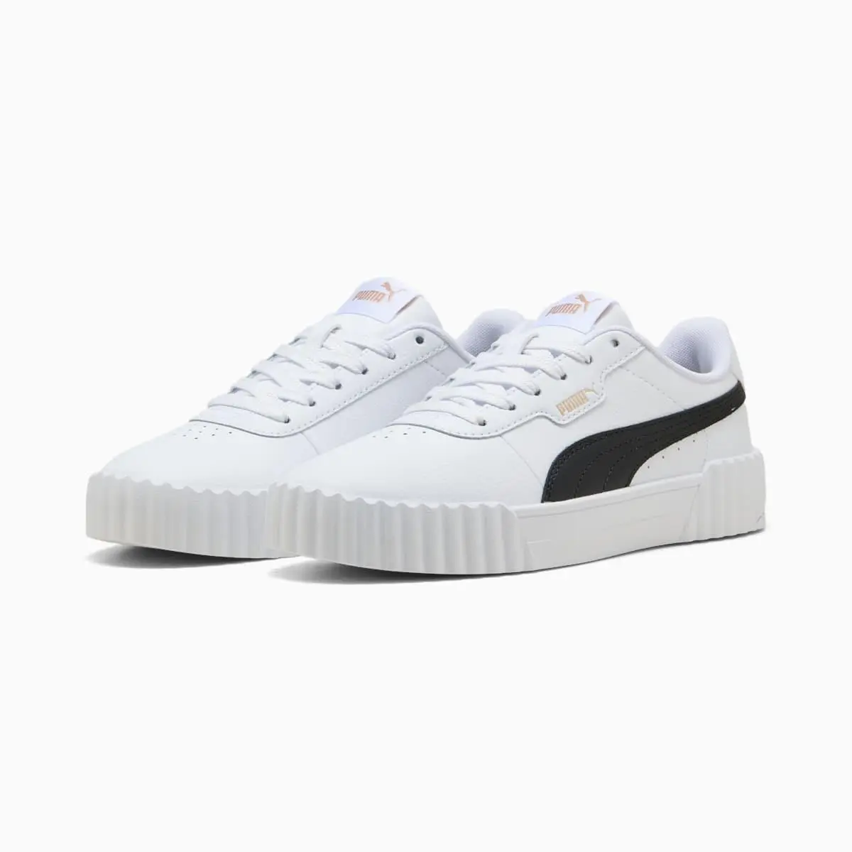 Puma shoes - PUMA WHITE/PUMA BLACK/PUMA GOLD 6