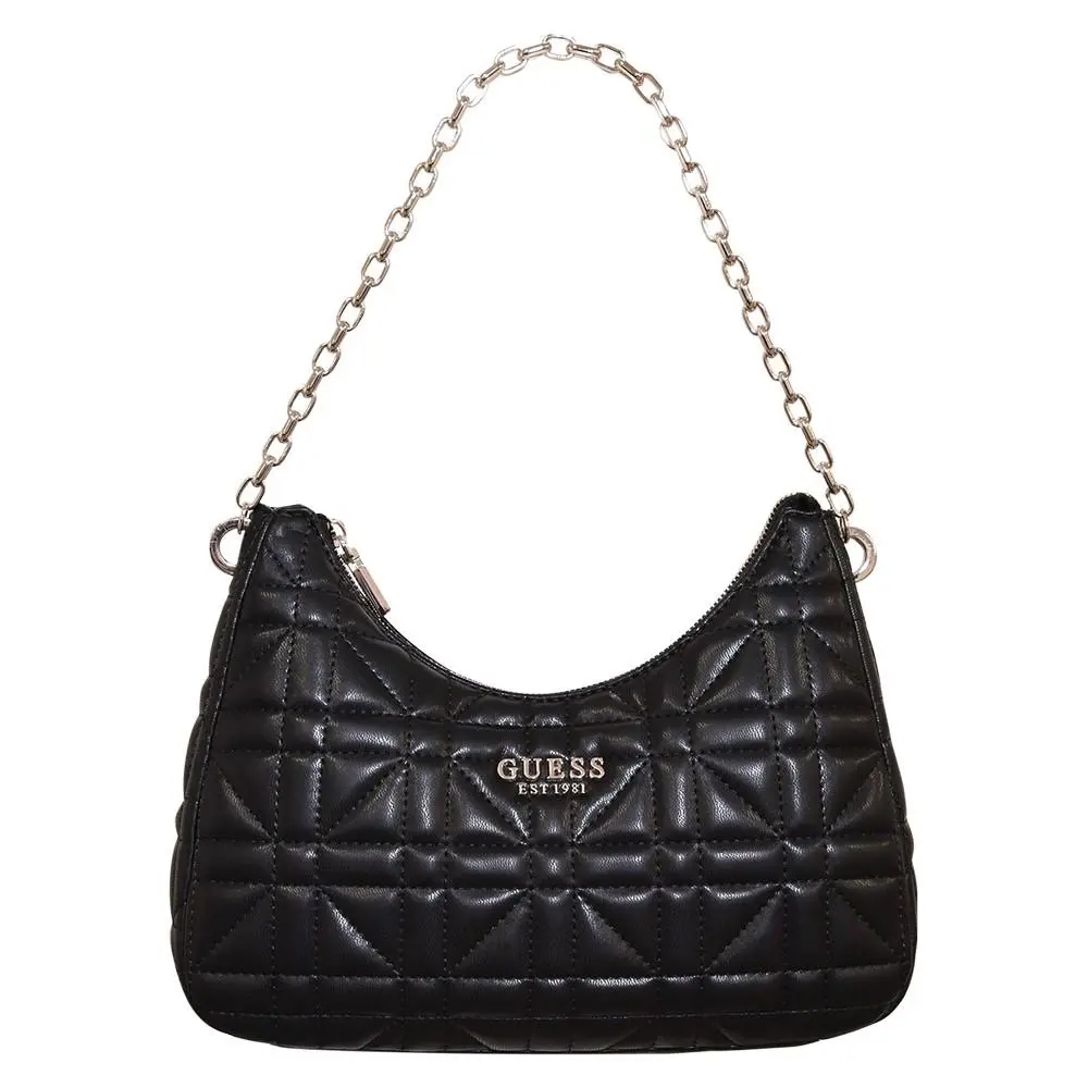 Assia Women`s Handbag Crossbody Convertible Bag Black by Guess