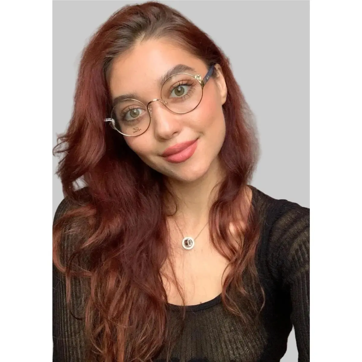 Gianfranco Ferre GFF93RT5 Round Gold Women`s Eyeglasses Frame 48-20-140