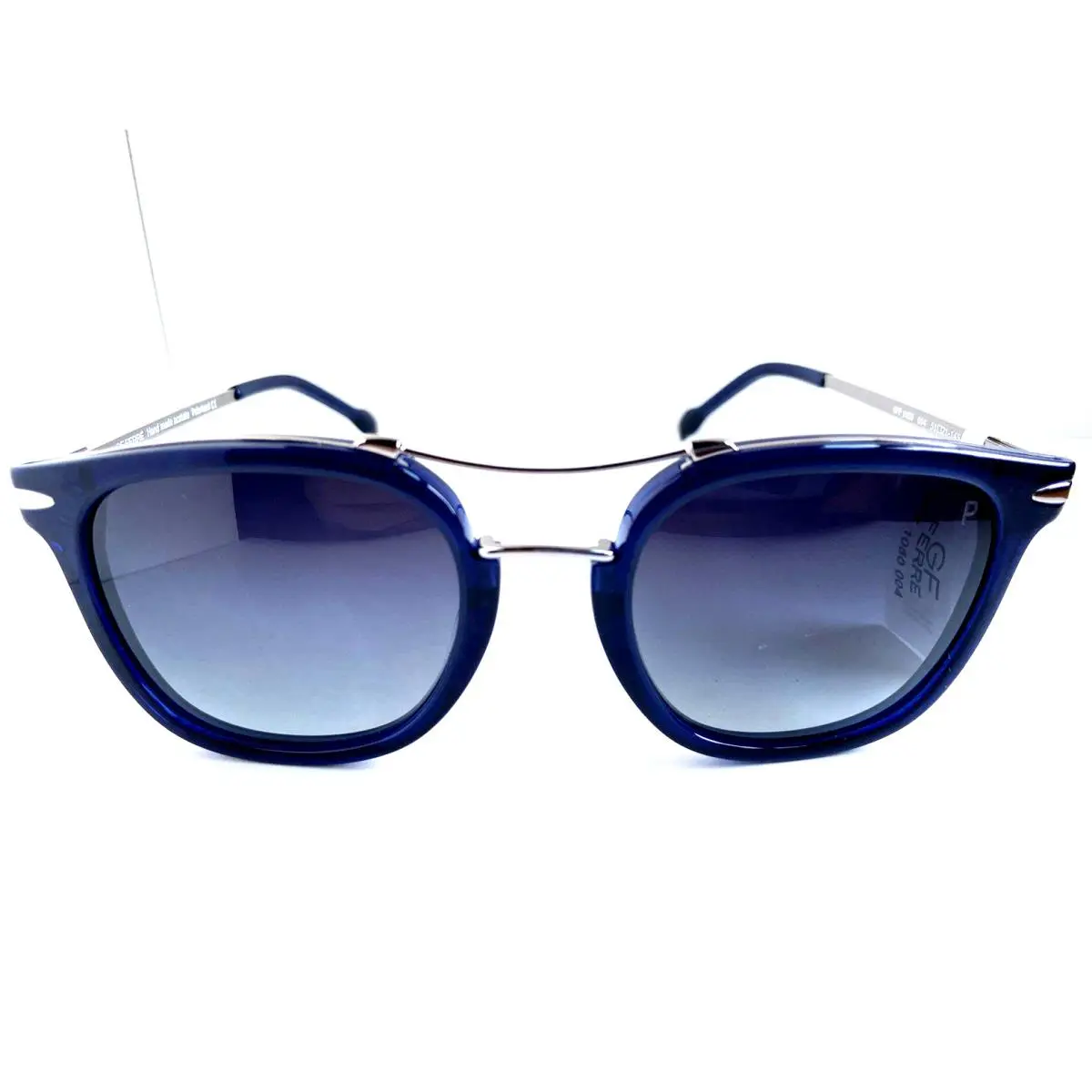 Polarized Gianfranco Ferre Gff 1050 004 Round Blue 51mm Men`s Sunglasses