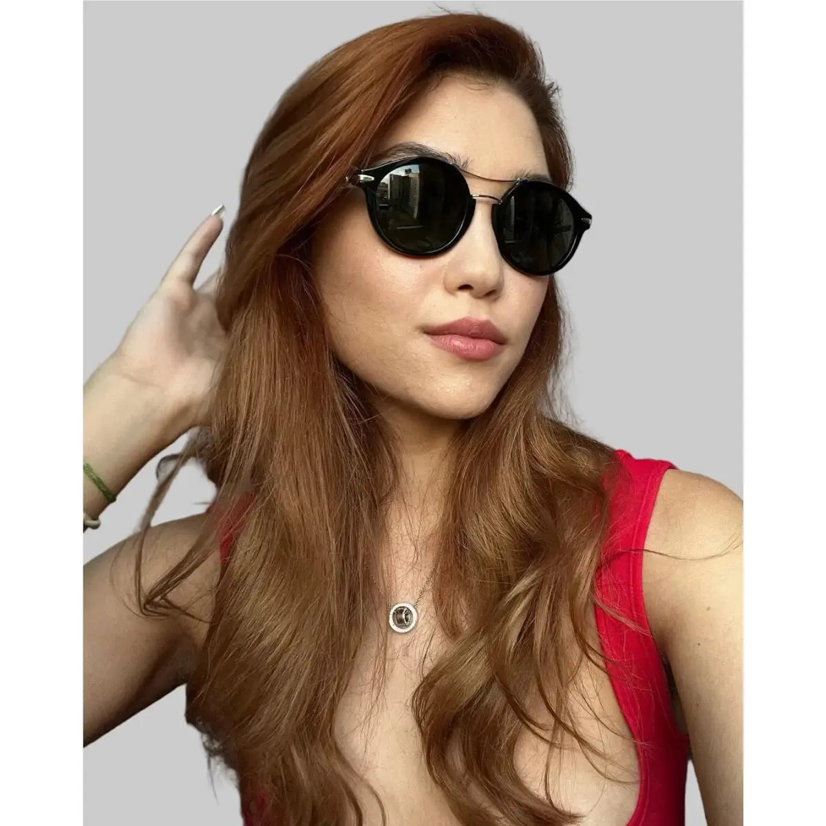 Polarized Gianfranco Ferre GFF0149 001 Round Black Mens Women`s Sunglasses