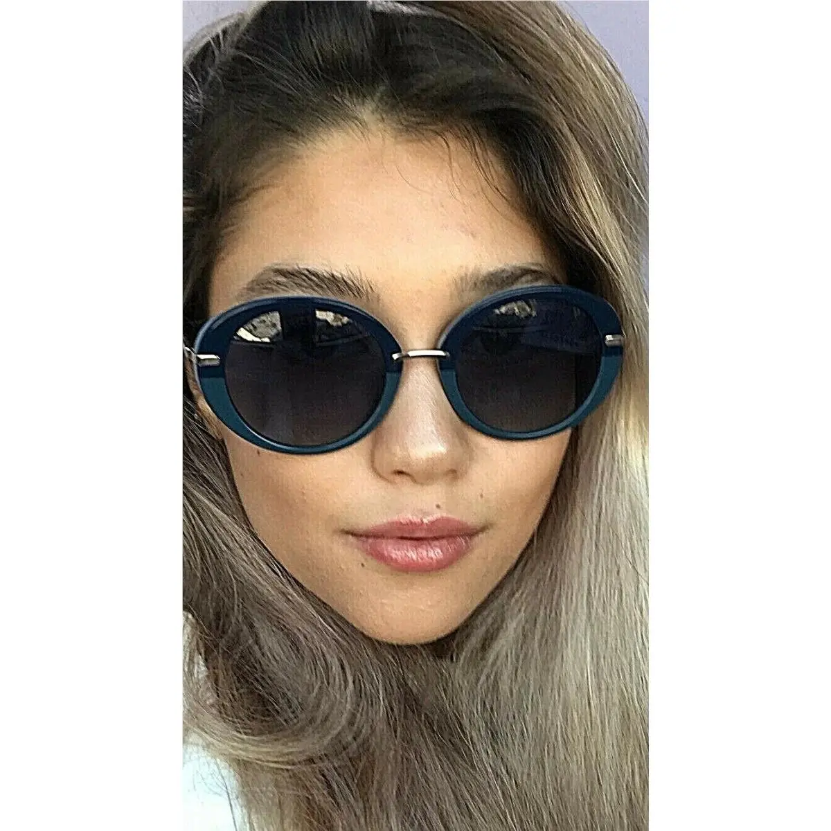 Polarized Gianfranco Ferre Gff 11033 53mm Blue Oversized Women`s Sunglasses