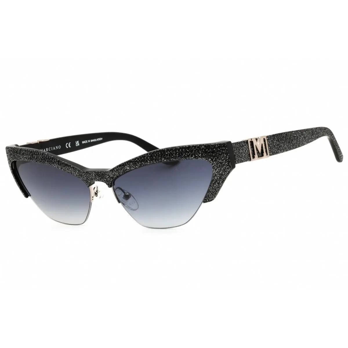 Guess by Marciano GM00006 01B Shiny Black/smoke Gradient 59-16-140 - Frame: Shiny Black, Lens: Smoke Gradient, code: 01B