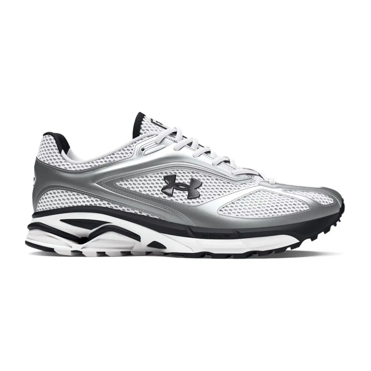 Under Armour shoes - Under Armour Apparition - Apparition - Silver, Manufacturer: White / Metallic Silver / Black - 106 1