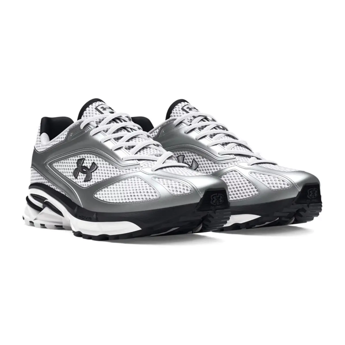 Under Armour shoes - Under Armour Apparition - Apparition - Silver, Manufacturer: White / Metallic Silver / Black - 106 2