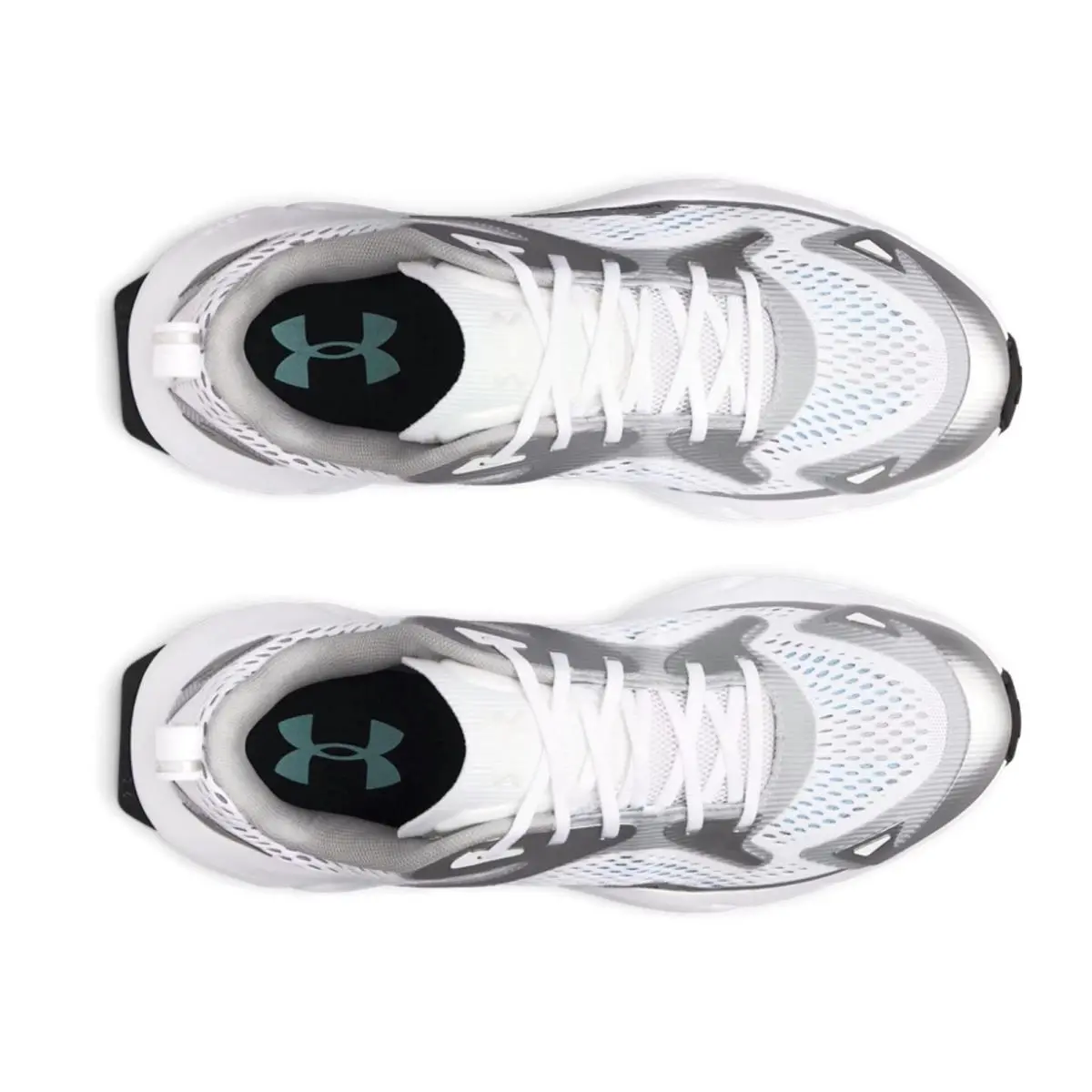 Under Armour shoes - Under Armour Aura - Aura - Silver, Manufacturer: White / Blue Haze / Black - 102 10