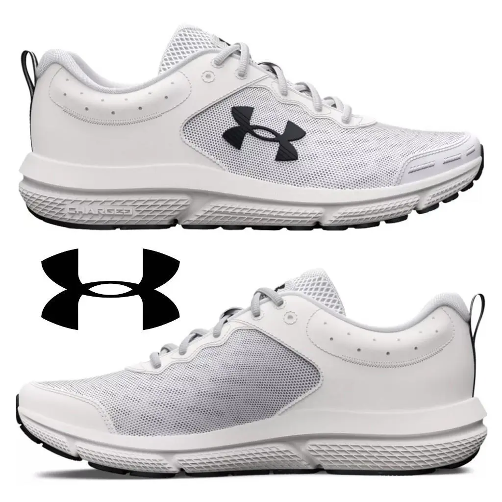 Under Armour shoes - Under Armour Charged Assert 10 - White, Manufacturer: White/Black 5