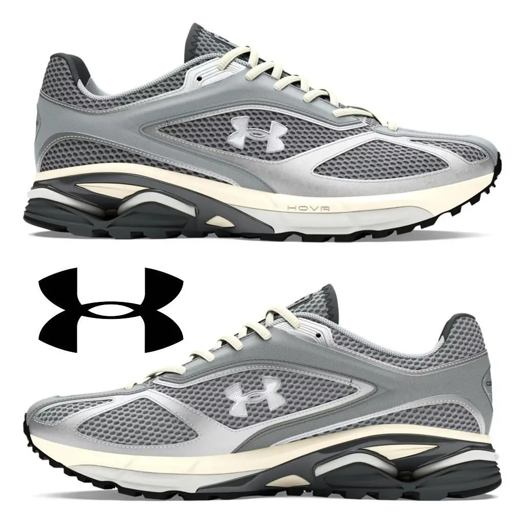 Under Armour shoes - Under Armour Apparition - Apparition - Gray, Manufacturer: Steel / Ivory Dune / Metallic Silver - 100 17