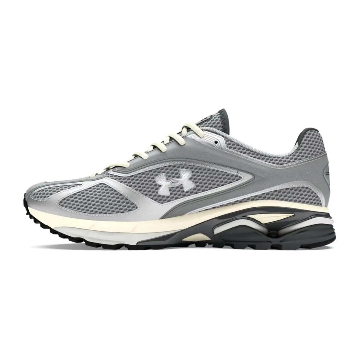 Under Armour shoes - Under Armour Apparition - Apparition - Gray, Manufacturer: Steel / Ivory Dune / Metallic Silver - 100 18